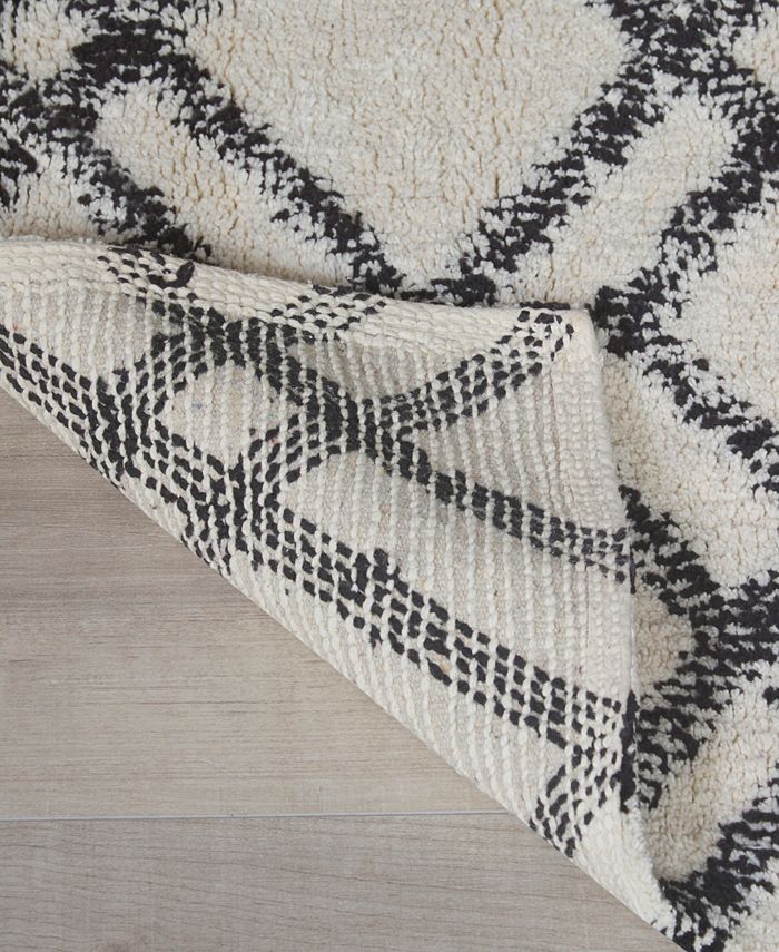 INK+IVY Ansel 20x32" Geo Diamond Yarn Dyed Cotton Tufted Bath Rug Macy's