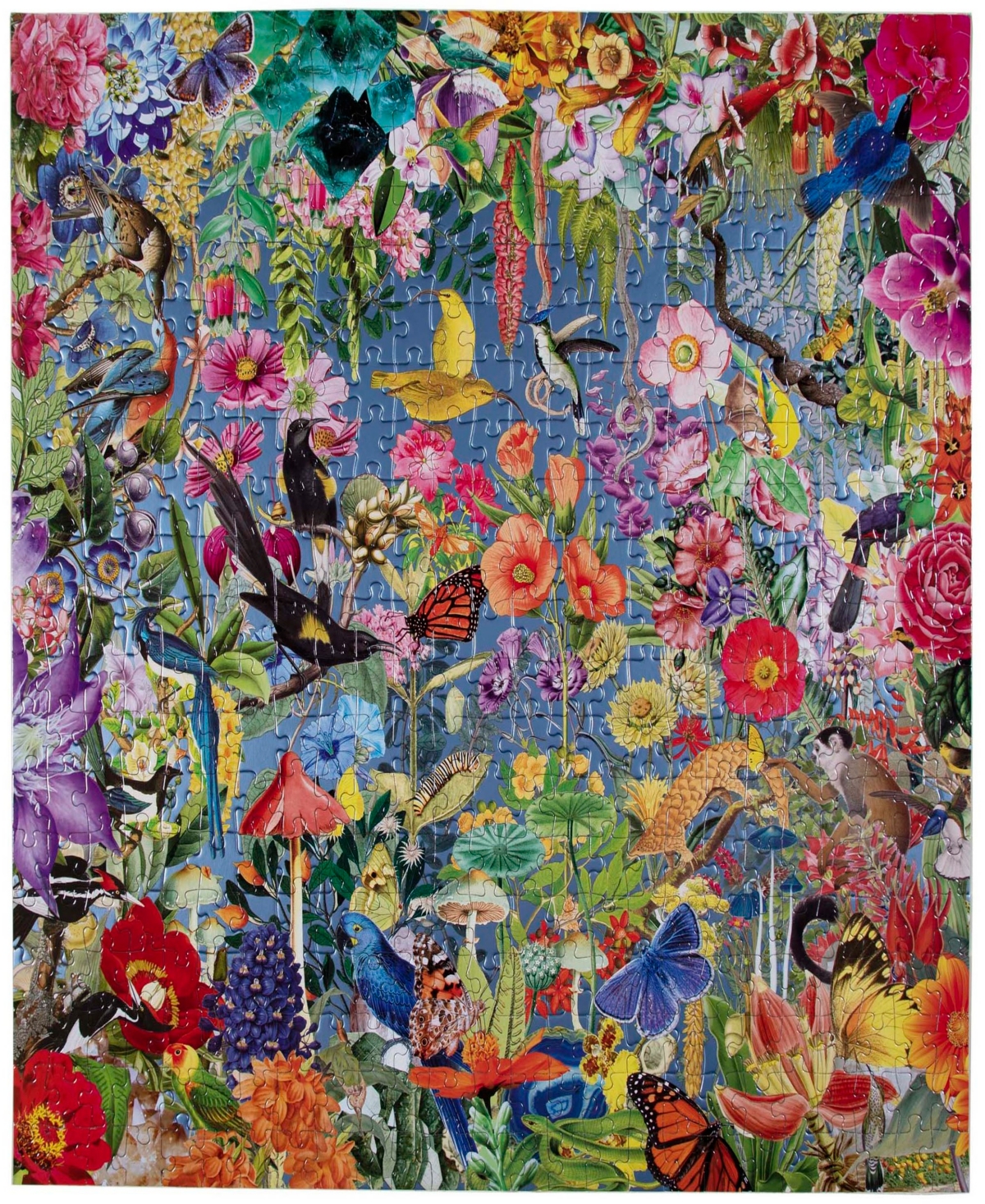 Shop Eeboo Piece And Love Garden Of Eden 500 Piece Square Adult Jigsaw Puzzle Set, Ages 14 And Up In Multi
