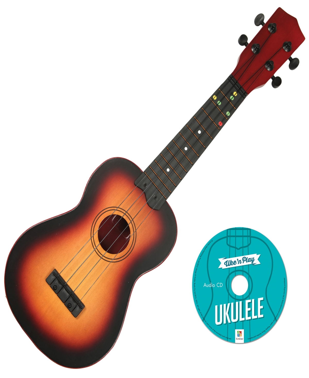 Hinkler Uke'n Play Ukulele Kit Learn How To Play Ukulele At Home, Comes With Specially Made Ukulele For Begi In Multi
