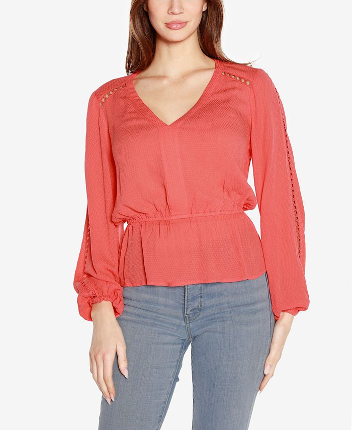 Macys best sale peplum tops