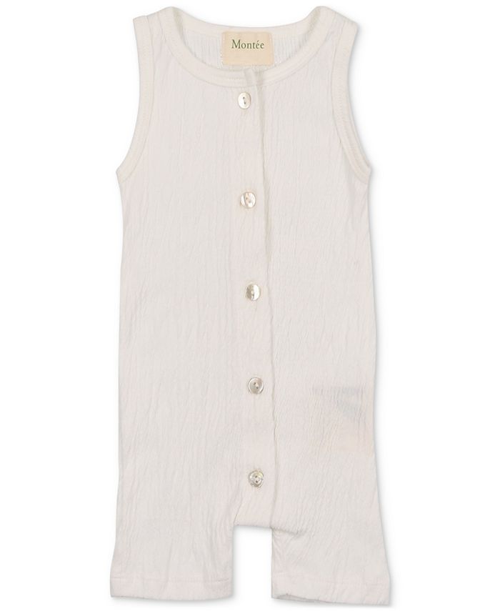 Maniere Baby Boys or Baby Girls Sleeveless Gauze Romper Macy's