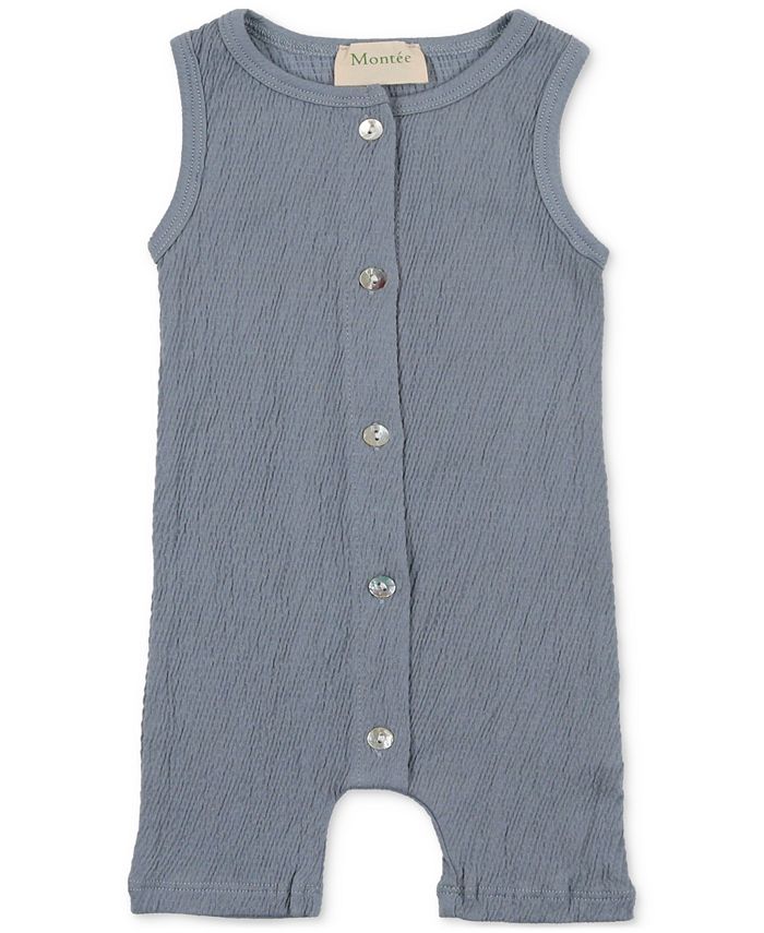 Maniere Baby Boys or Baby Girls Sleeveless Gauze Romper & Reviews All