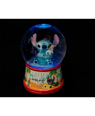 Disney Lilo & Stitch Ohana Light-Up Collectible Snow Globe | 6 Inches Tall