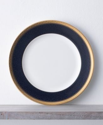 Odessa Cobalt Gold Set of 4 Dinner Plates, 10.50"