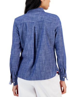 Women's Half-Zip Roll-Tab Shirt  
