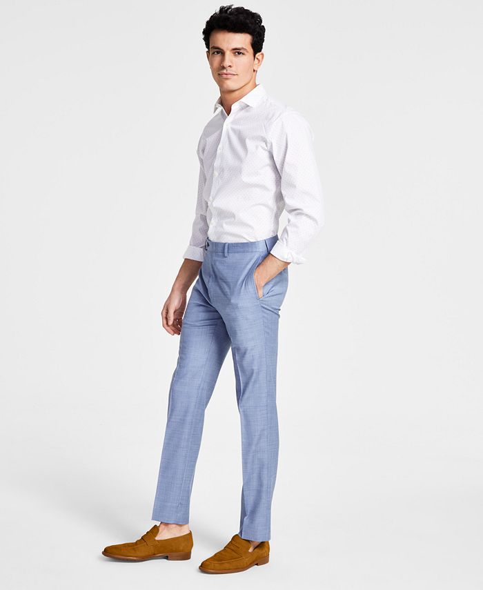 Calvin Klein Men's X-Fit Slim-Fit Stretch Suit Pants & Reviews - Pants -  Men - Macy's