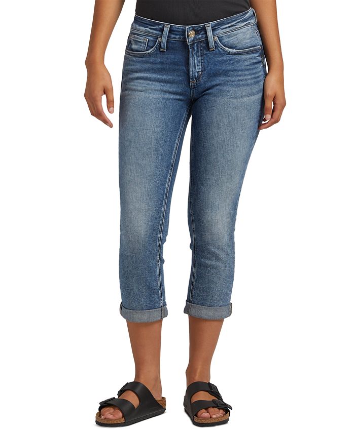 Silver Jeans Co. Women's Britt Low-Rise Capri Jeans - Macy's