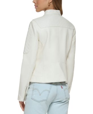 Women's Faux Leather Biker Jacket