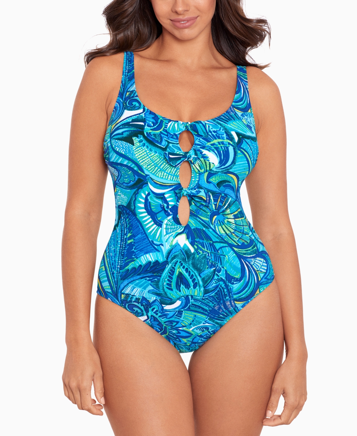 SKINNY DIPPERS WOMEN'S CONCH ALYSA ONE-PIECE SWIMSUIT