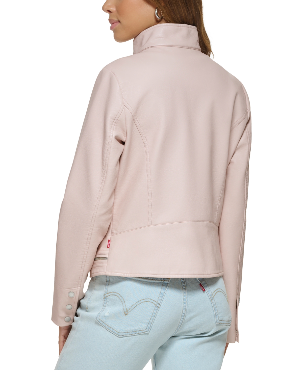 Levi's Women's Faux Leather Latch Collar Racer Jacket