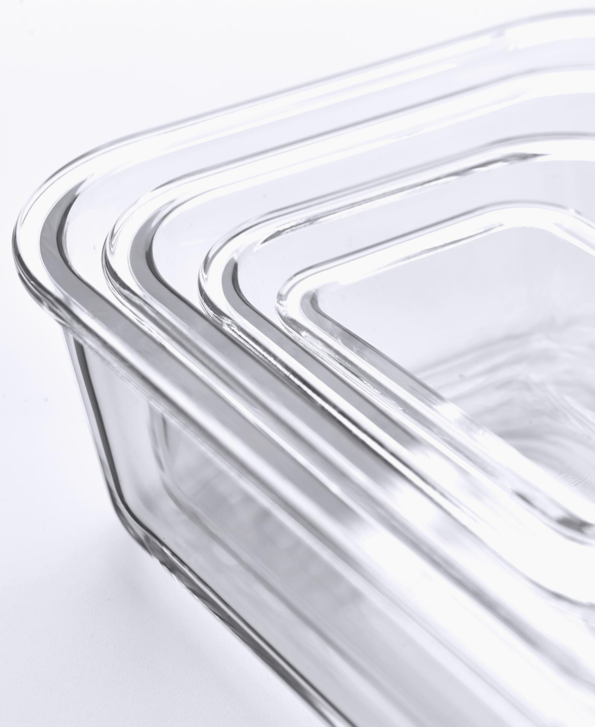 Joseph Joseph Nest Glass Storage 8-piece Set In Multi-color