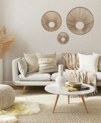 Woven Paper Rope Wall Decor, Set of 3