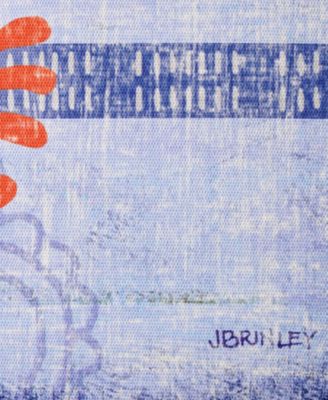 Coastal Ocean Whale Turtle Octopus Seahorse Nautical 4 Piece Beach Themed Canvas Art Set, 20" x 20"