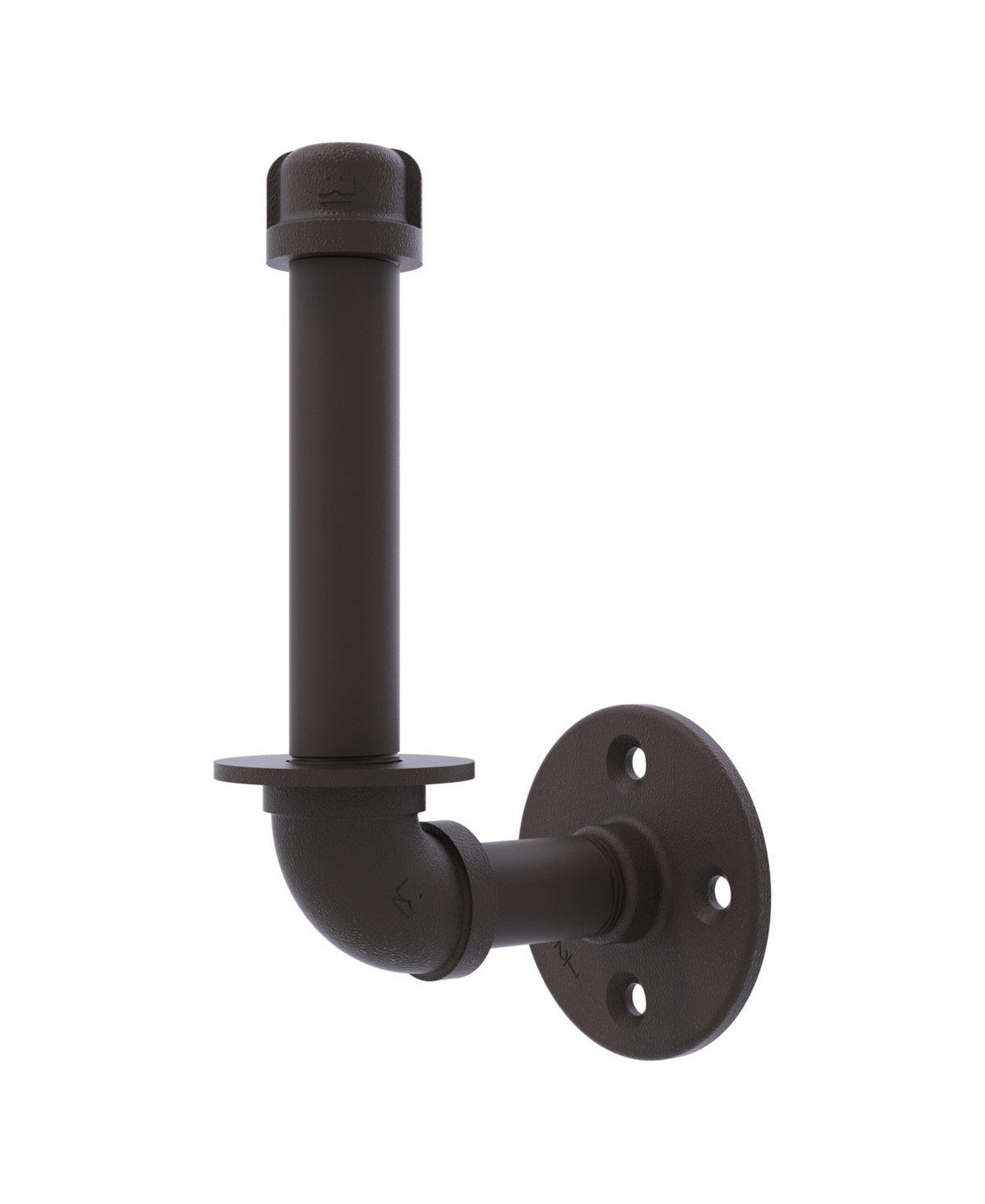 Allied Brass Pipeline Collection Upright Toilet Paper Holder In Oil Rubbed Bronze