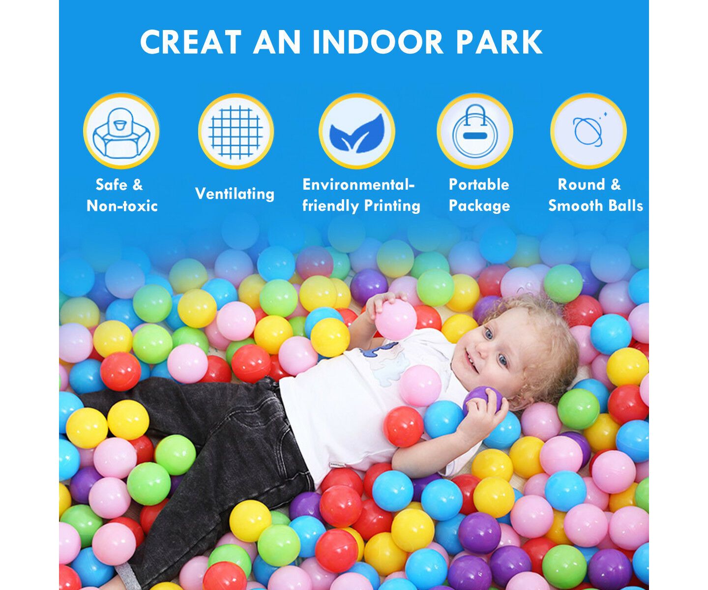 Детские фигурки Costway Kid Outdoor Indoor Princess Play Tent Playhouse Ball Tent Toddler, цвет: Розовый — фото 2