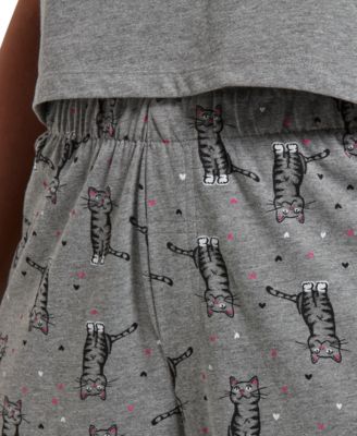 Women's Sleepwell Printed Knit Capri Pajama Pant Made with Temperature Regulating Technology