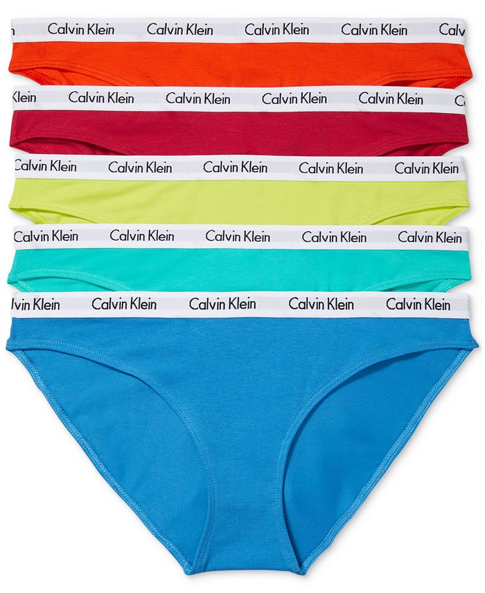 Het hotel Absoluut Geometrie Calvin Klein Women's Carousel Bikini 5-Pack Underwear & Reviews - All  Underwear - Women - Macy's