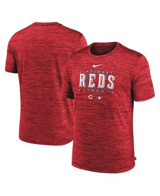 Nike Men's Black Cincinnati Reds Logo Velocity Performance T-shirt