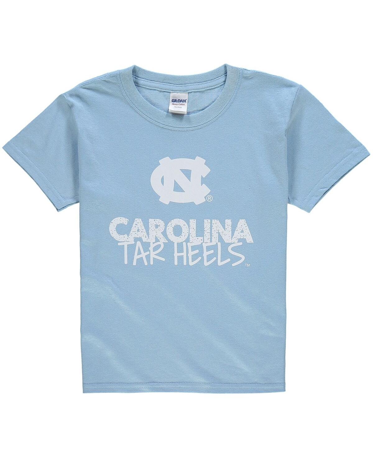 Big Boys and Girls Carolina Blue North Carolina Tar Heels Crew Neck T-shirt