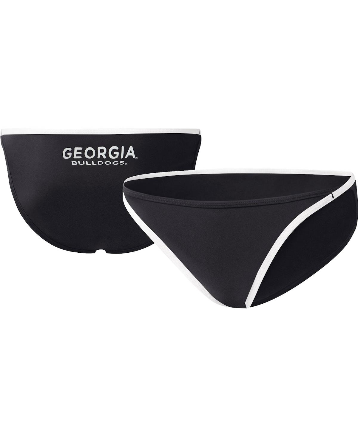 Shop G-iii 4her By Carl Banks Women's  Black Georgia Bulldogs Play Action Bikini Bottoms