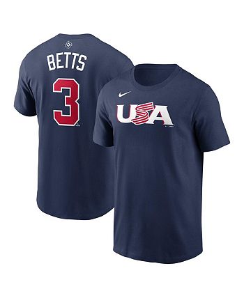 Youth Mookie Betts Navy Boston Red Sox Name & Number T-Shirt