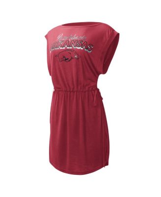 Women's Cardinal Arkansas Razorbacks GOAT Swimsuit Cover-Up Dress