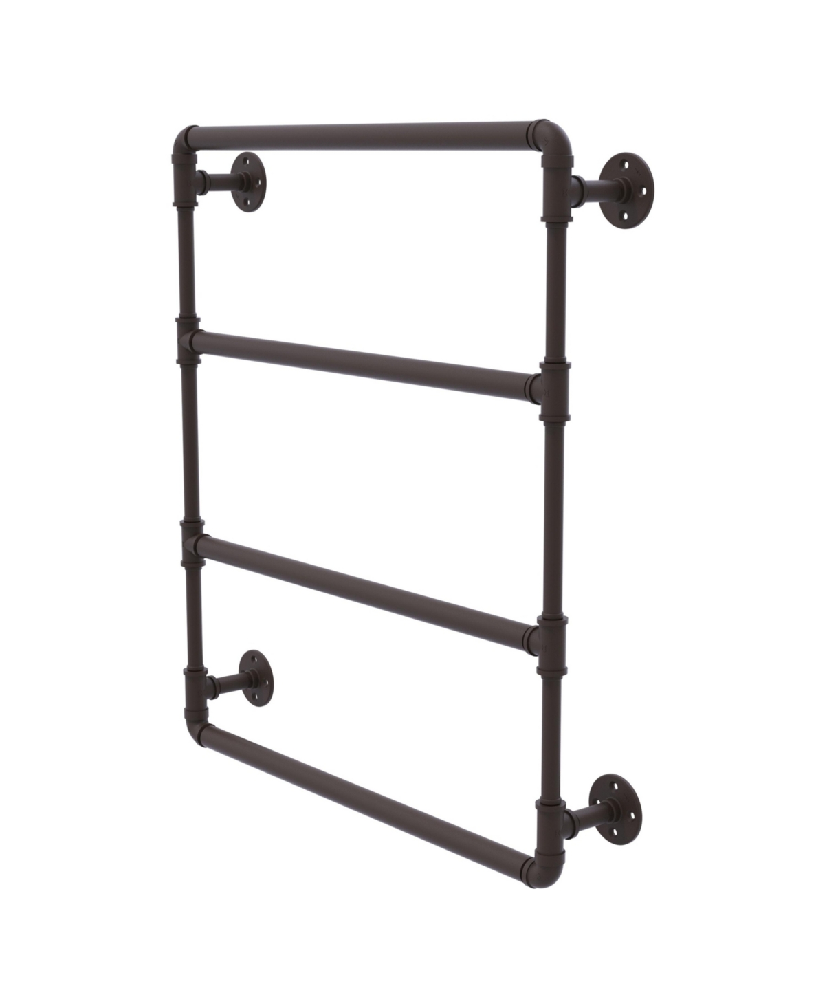 ALLIED BRASS PIPELINE COLLECTION 36 INCH WALL MOUNTED LADDER TOWEL BAR