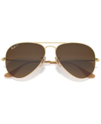 Unisex Polarized Aviator Classic Sunglasses, RB3025