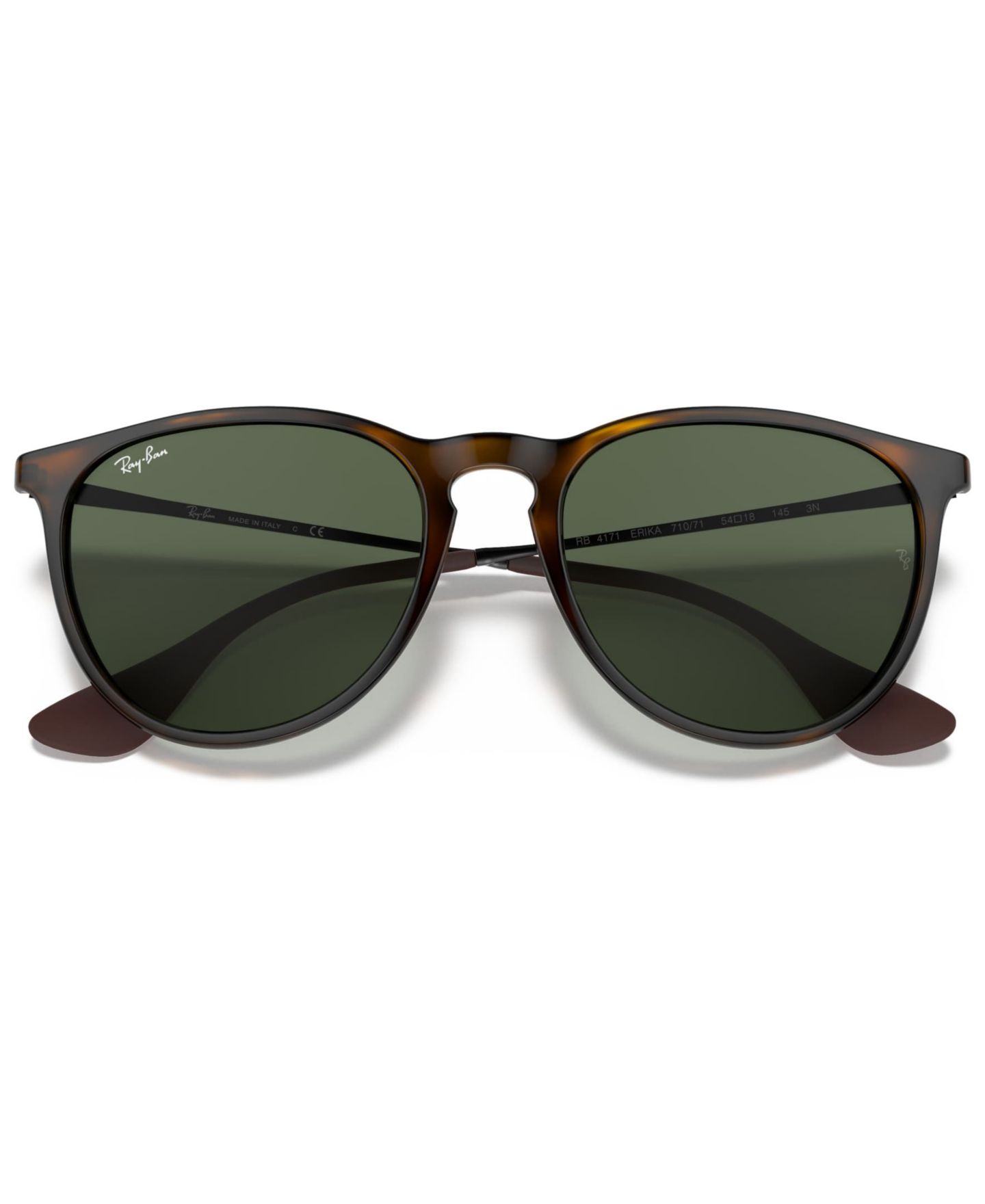 Женские солнцезащитные очки Ray-Ban Sunglasses, RB4171 Erika Classic, цвет: Гавана / Графитовый — фото 6
