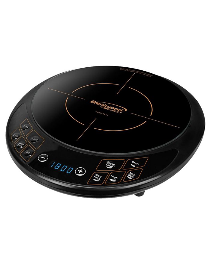 Brentwood Appliances Brentwood Single Electric Induction Cooktop in Black Macy's