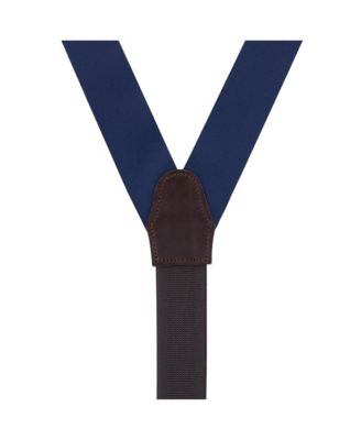 Men's Phoenix 38mm Grosgrain Non Stretch Ribbon Button End Suspenders