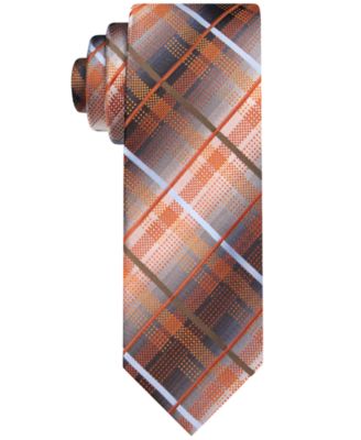 Men's Shaded Plaid Tie