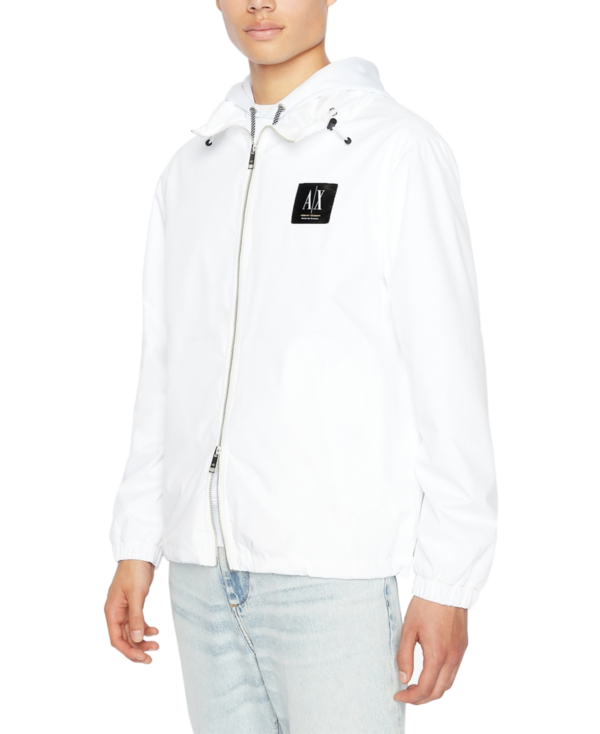 A X Armani Exchange Men's Basics By Armani Logo Patch Jacket In