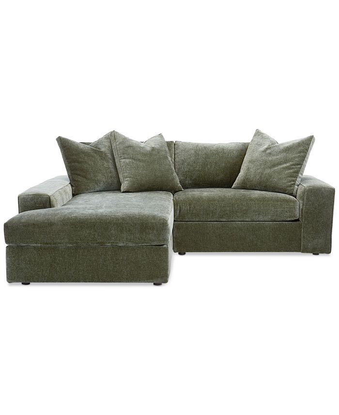 Furniture Michola 98" 2Pc. Fabric Sectional with Chaise, Created for