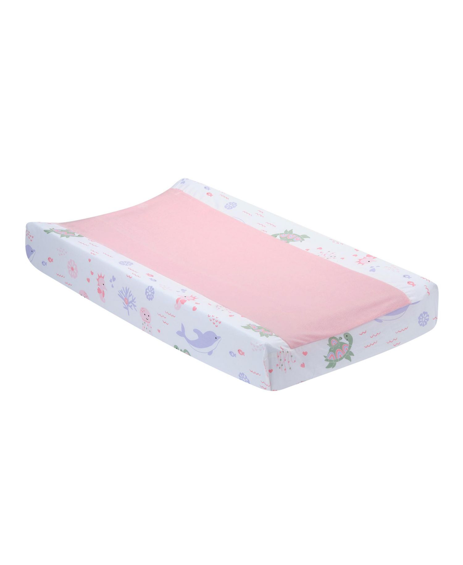Lambs and Ivy Sea Dreams Dolphin/Turtle Underwater Nautical Changing Pad Cover