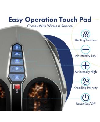 Shiatsu Foot Massager Machine with Kneading and Switchable Heat