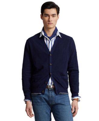 Polo Ralph Lauren - Men's Textured Cotton-Linen V-Neck Cardigan