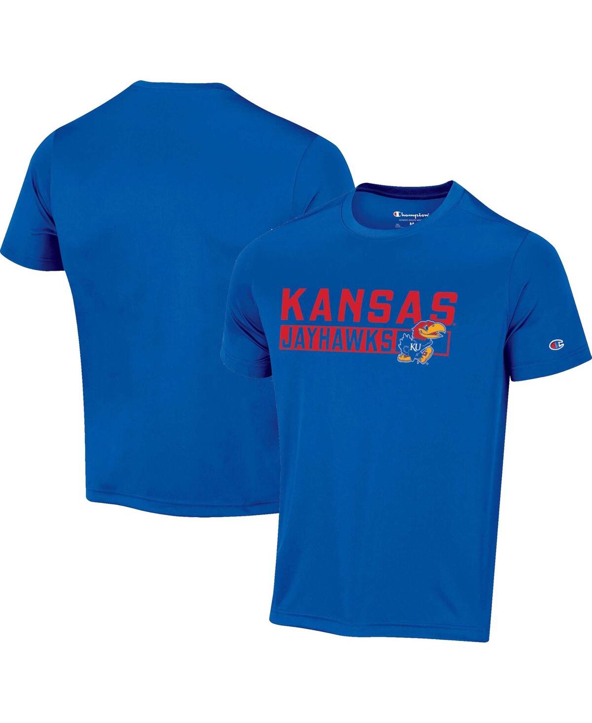 Men's ChampionKansas Jayhawks Impact Knockout T-shirt - Royal