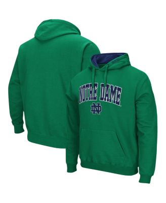 Men's Green Notre Dame Fighting Irish Arch and Logo 3.0 Pullover Hoodie
