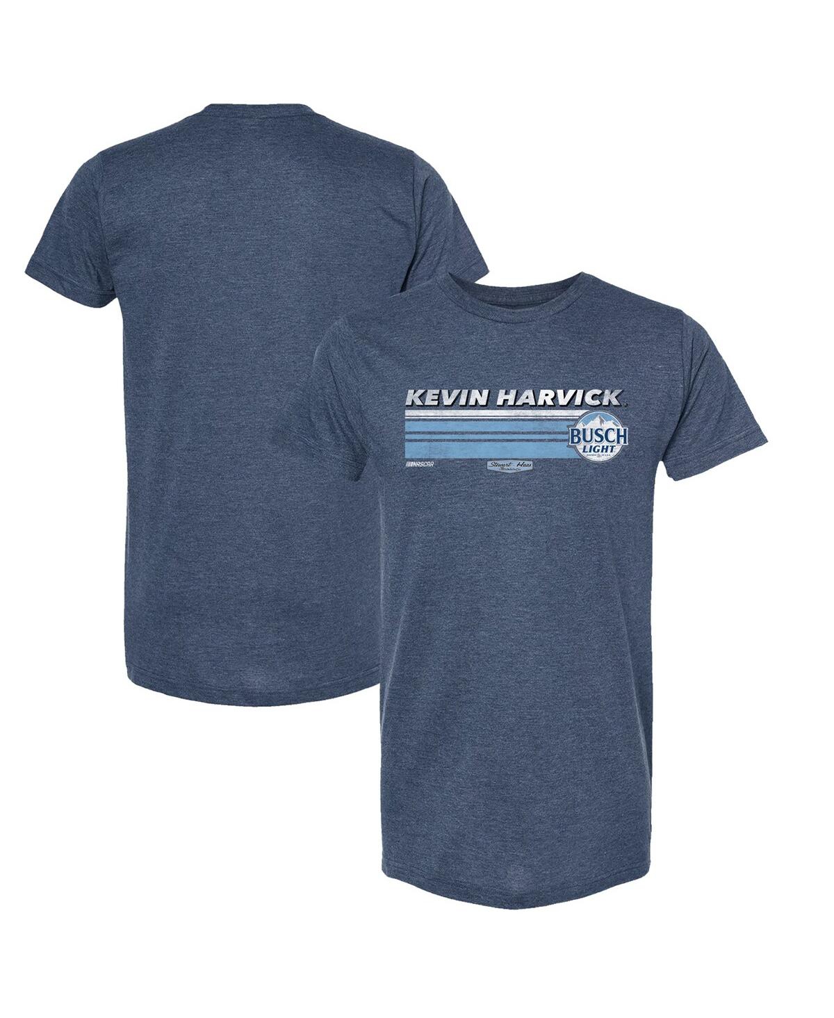 Stewart-haas Racing Team Collection Men's  Heather Navy Kevin Harvick Hot Lap T-shirt