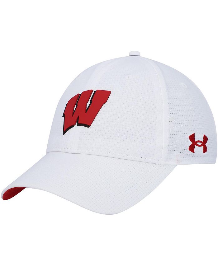 Under Armour Men's White Wisconsin Badgers Airvent Performance