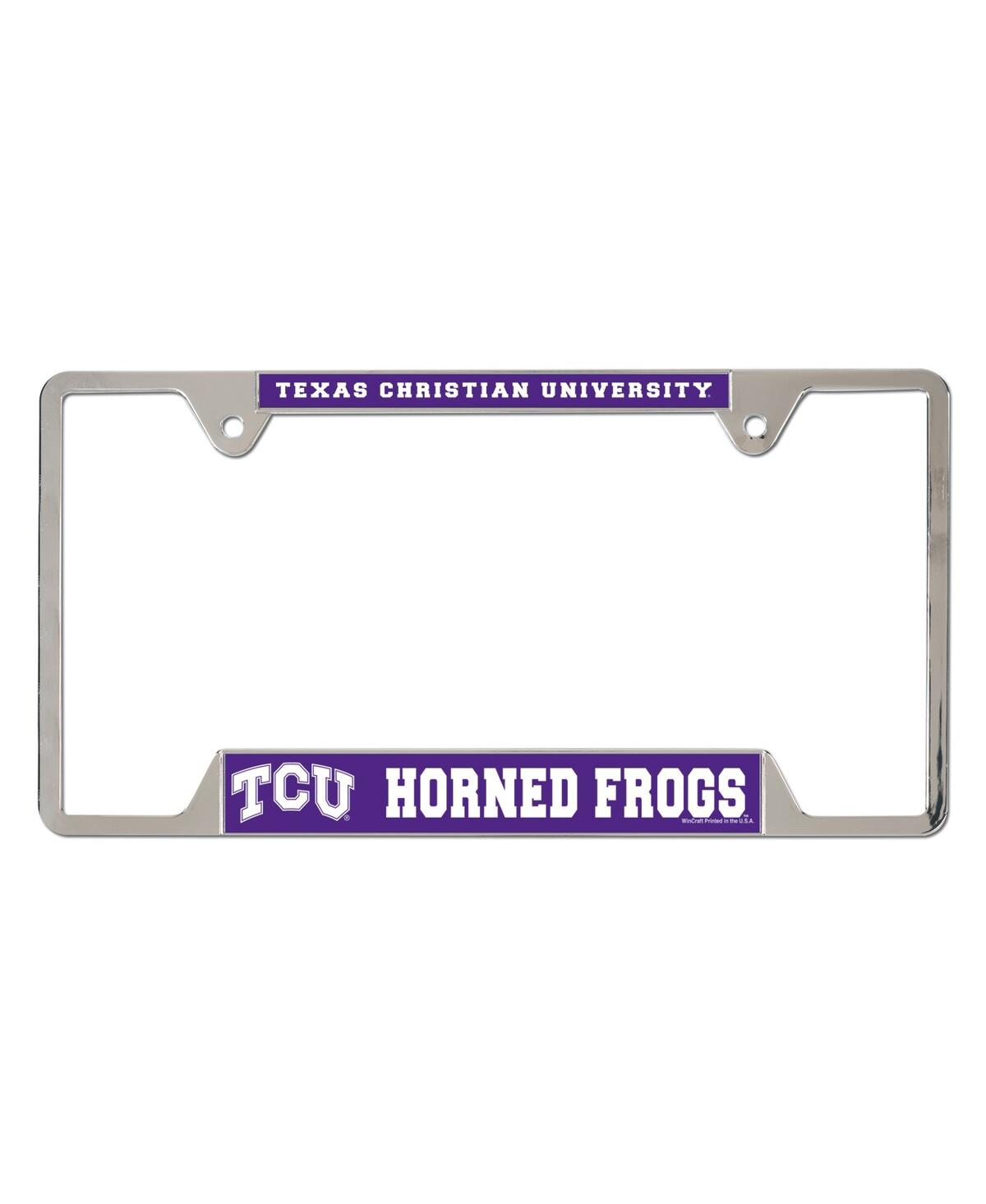 Wincraft Tcu Horned Frogs License Plate Frame In Multi