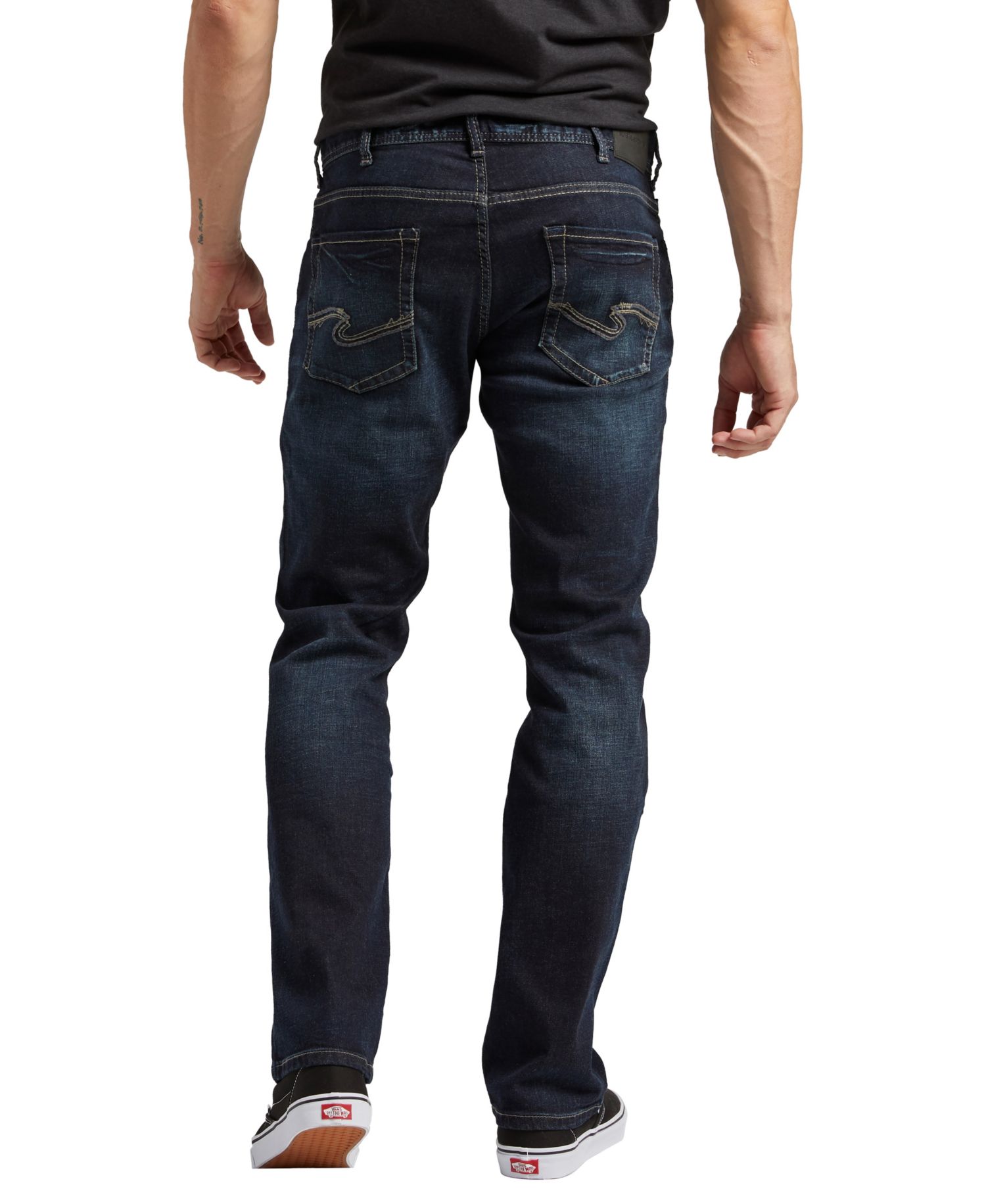 Мужские джинсы-стрейч зауженного кроя Allan Classic Fit