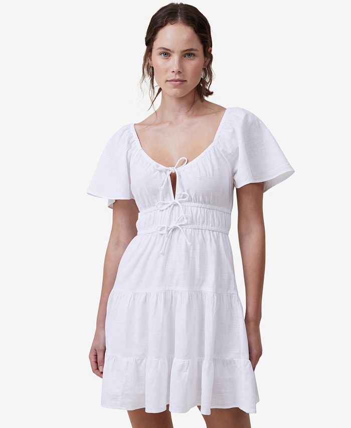 COTTON ON Women's Peyton Babydoll Mini Dress & Reviews Dresses Juniors Macy's