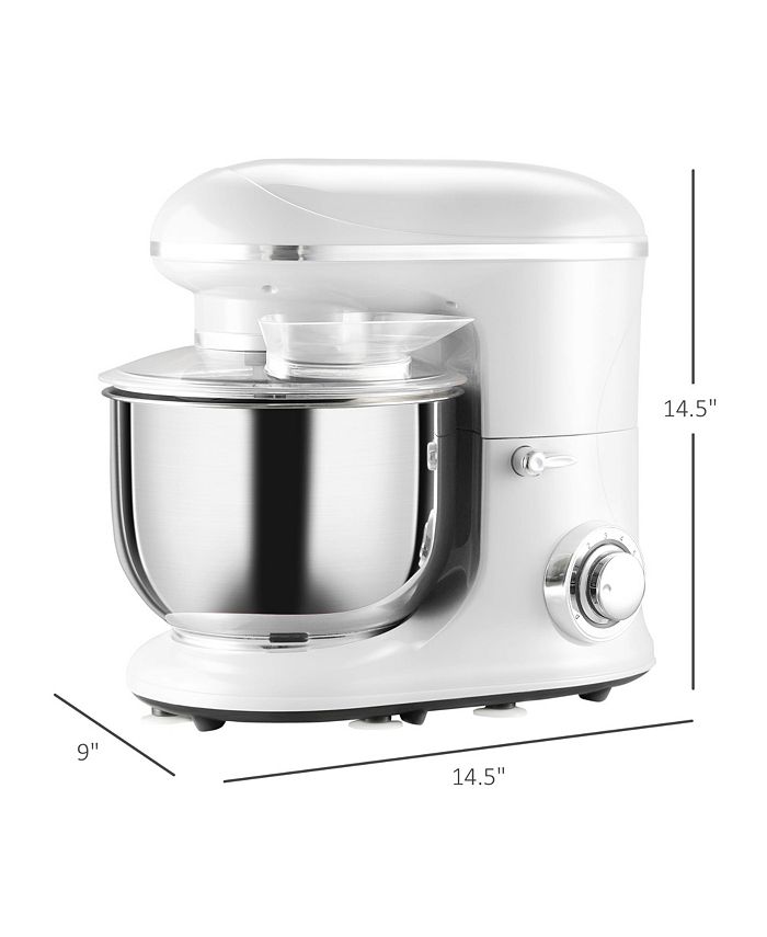 Stand Mixer with 6+1P Speed, 600W Tilt Head Kitchen Electric