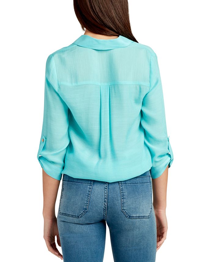 BCX Juniors' ButtonDown TwoPocket Shirt Macy's