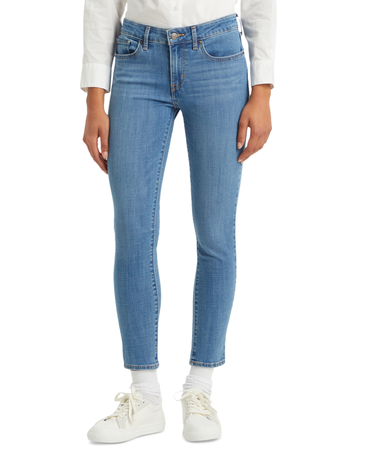 Levi's Women's 711 Mid Rise Stretch Skinny Jeans In New Sheriff