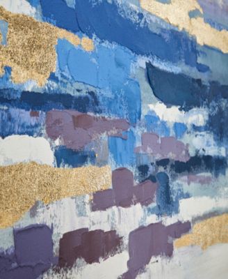 Canvas Abstract Framed Wall Art with Gold-Tone Frame, 71" x 2" x 31"