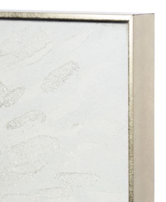 by Cosmopolitan Canvas Starburst Framed Wall Art with Silver-Tone Frame, 40" x 2" x 40"