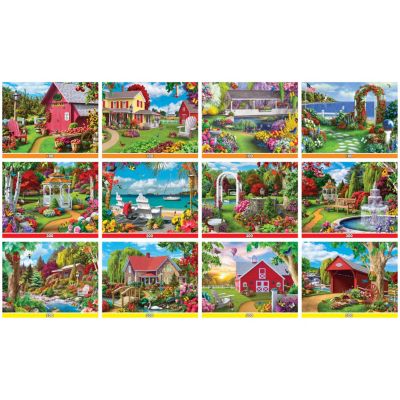 MasterPieces Alan Giana Jigsaw Puzzle Collection - 12 Pack for Adults